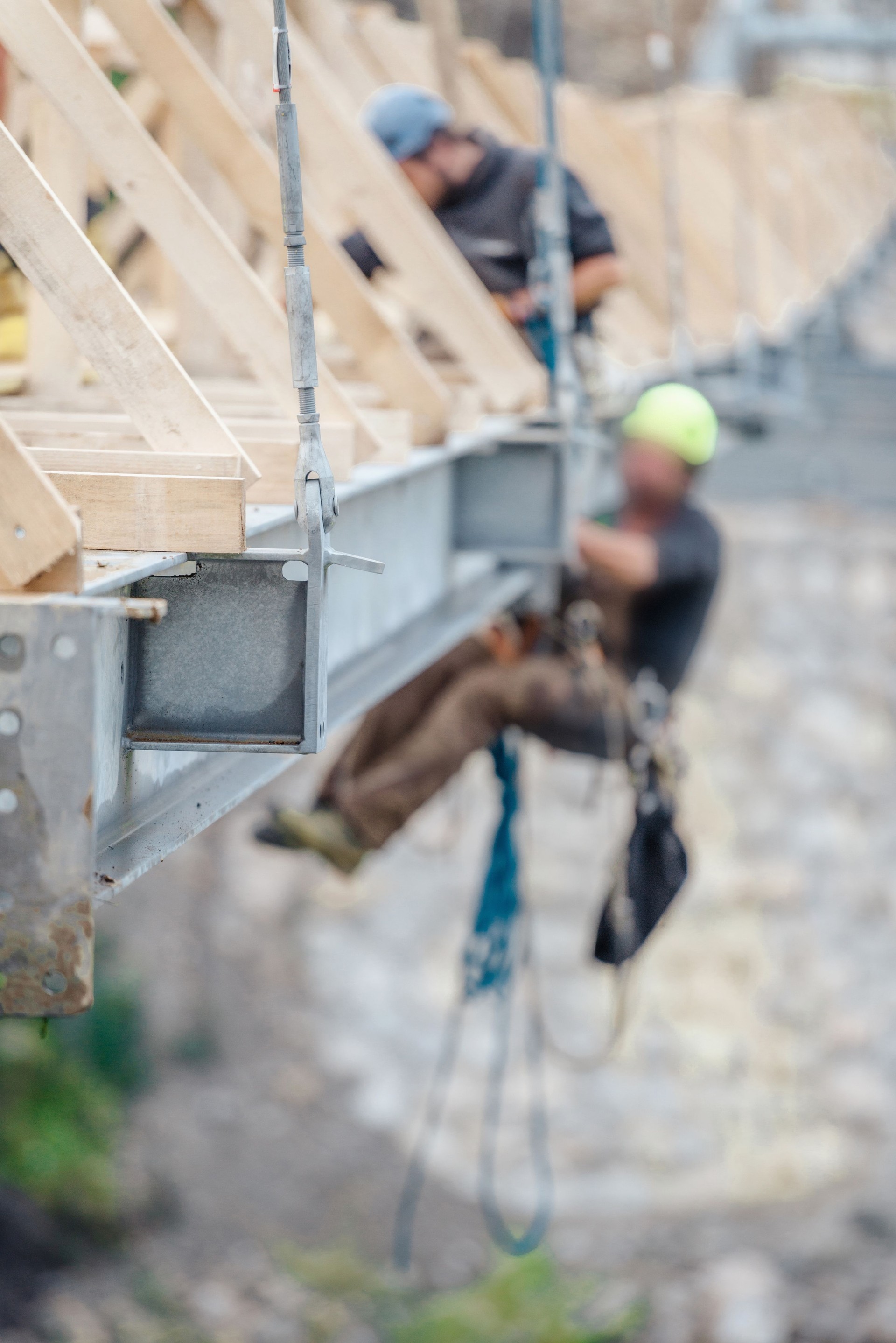 worker in safety protective equipment